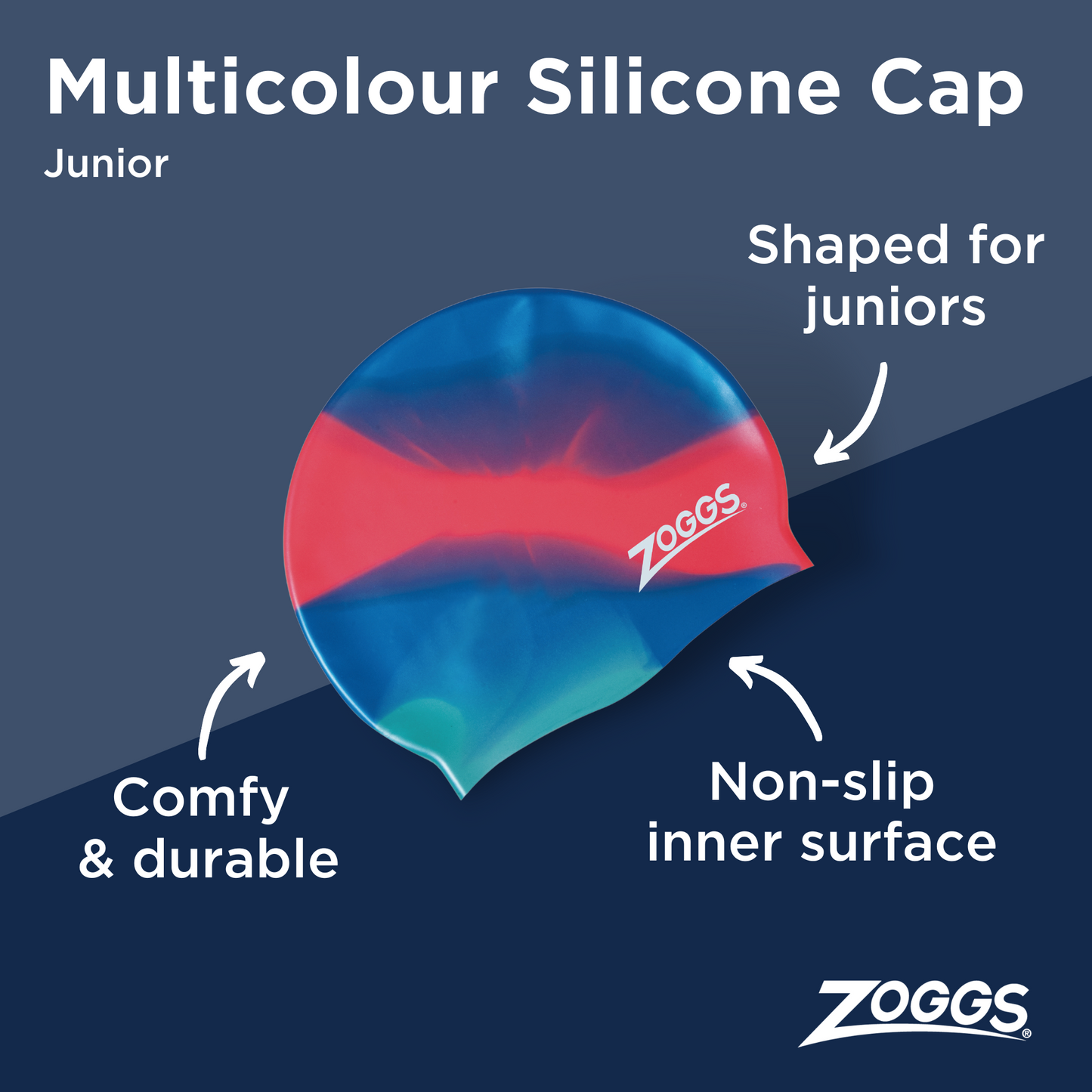 Zoggs Junior Cap Multi Color