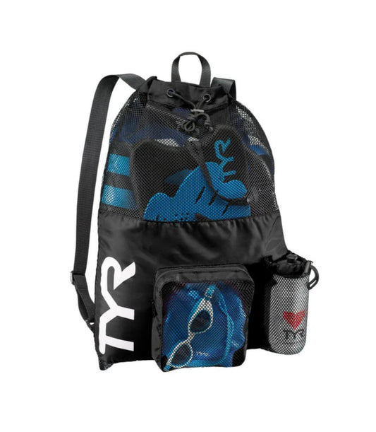 TYR Big Mesh Mummy Backpack - Black