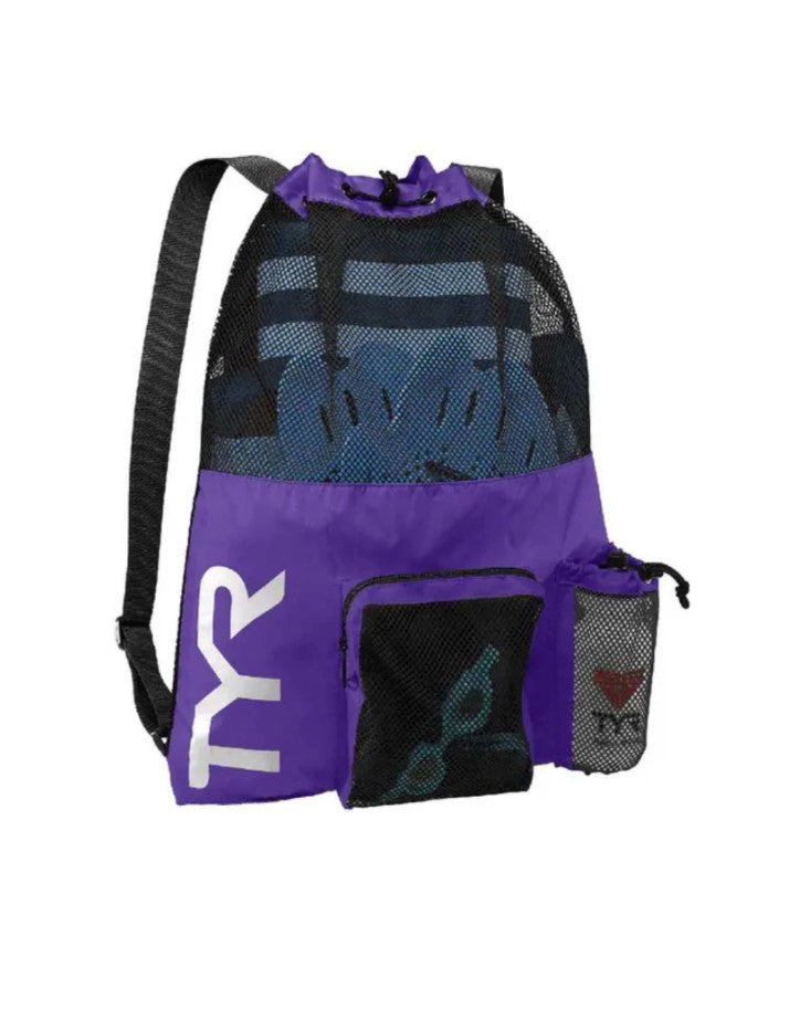 TYR Big Mesh Mummy Backpack - Purple/Black