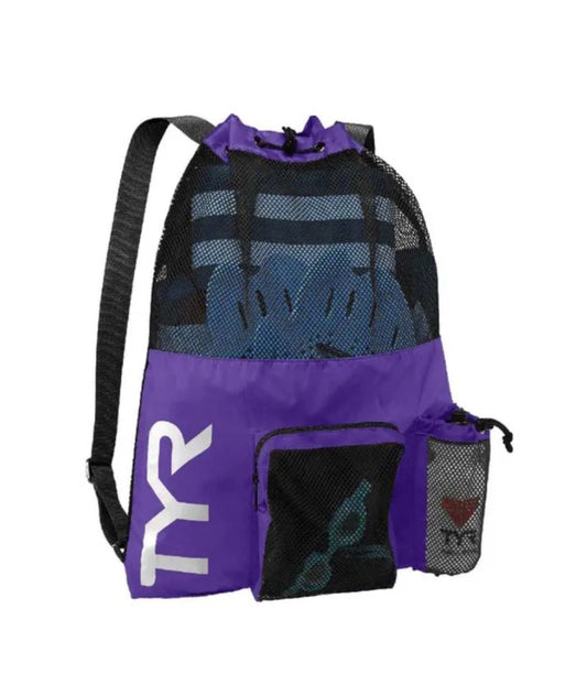 TYR Big Mesh Mummy Backpack - Purple/Black