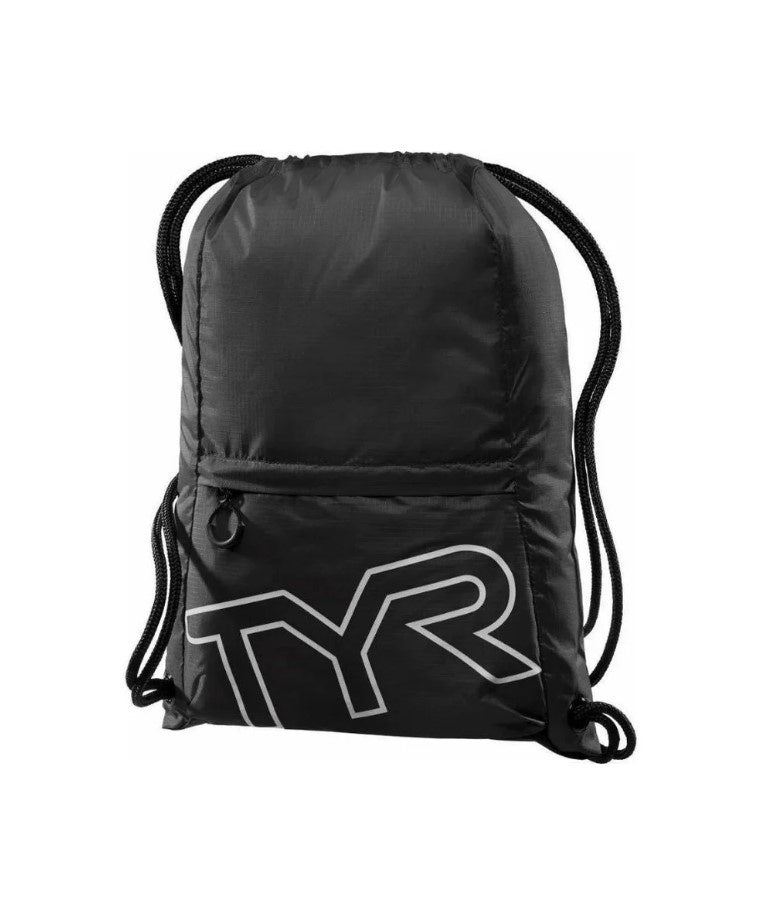 TYR Black Drawstring Sack Pack