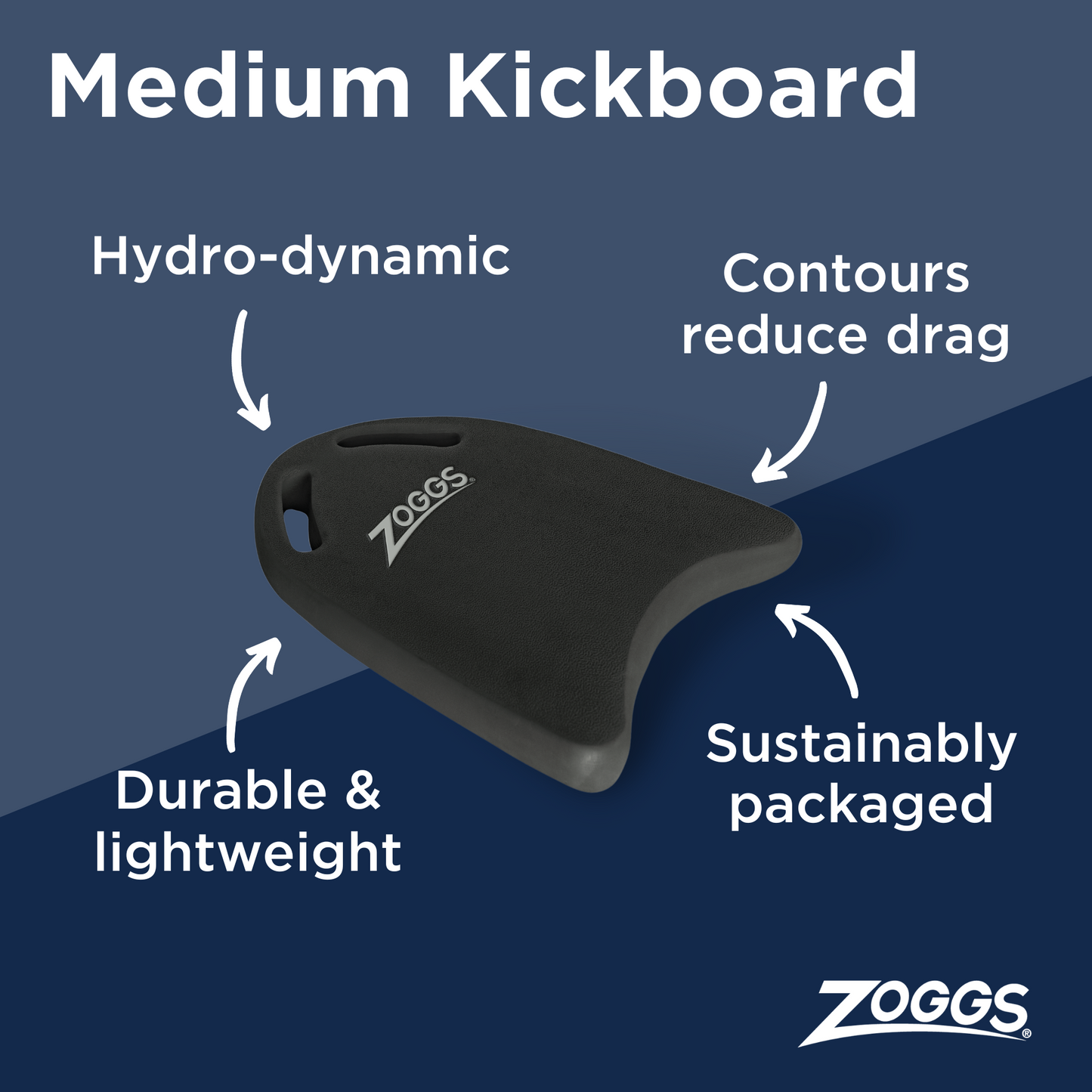 Zoggs Kickboard - Black