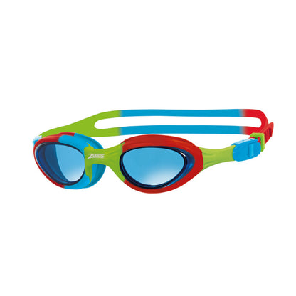 Zoggs Super Seal Junior Goggle - Blue/Green/Red