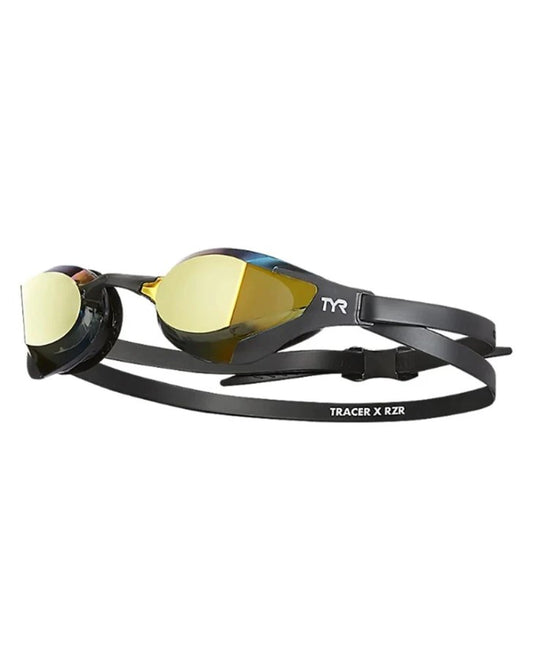 TYR Tracer X Racing Mirror Goggle - Gold/Black