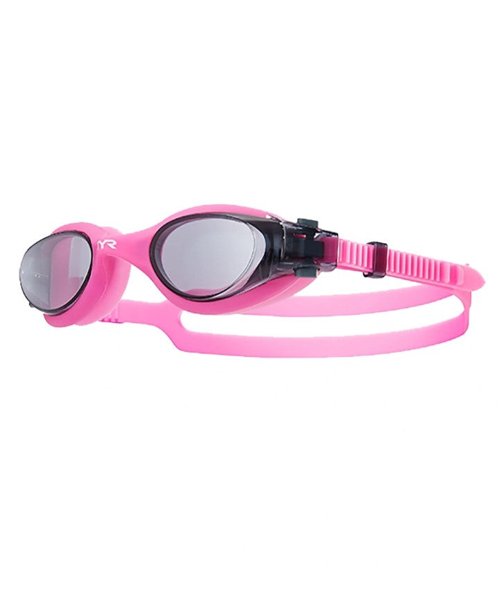 TYR Vesi Women's Fit Goggle - Smoke/Pink